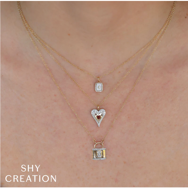 SHY CREATION INC SC55027498RD - 14ky .15 Gar .20 Dia Heart Pendant