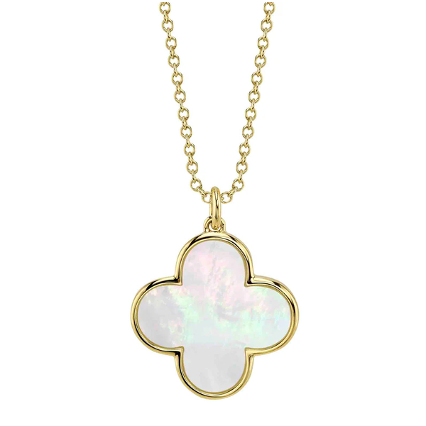 SHY CREATION INC SC55027492 - 14ky 2.38 MOP Clover Neck