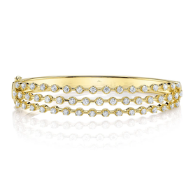 SHY CREATION INC SC55028708ZS - 14ky 2.24 Dia Crown Bangle