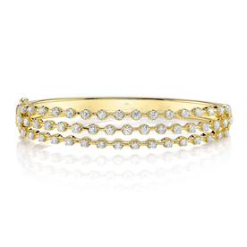 SHY CREATION INC SC55028708ZS - 14ky 2.24 Dia Crown Bangle SHY CREATION INC SC55028708ZS - 14ky 2.24 Dia Crown Bangle