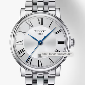 TISSOT watches T1222101103300 - Carson Prem Lady's SS Br sl rom