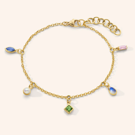 MONICA RICH KOSANN “Points of Light” Chain Bracelet in 18K Yellow Gold