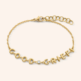 MONICA RICH KOSANN 18K Yellow Gold "GOOD GRIEF" Bracelet