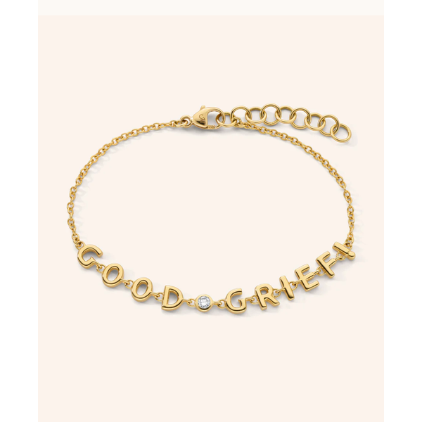 MONICA RICH KOSANN 18K Yellow Gold "GOOD GRIEF" Bracelet
