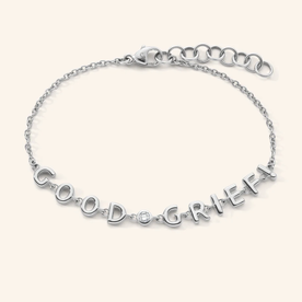 MONICA RICH KOSANN Sterling Silver "GOOD GRIEF" Bracelet