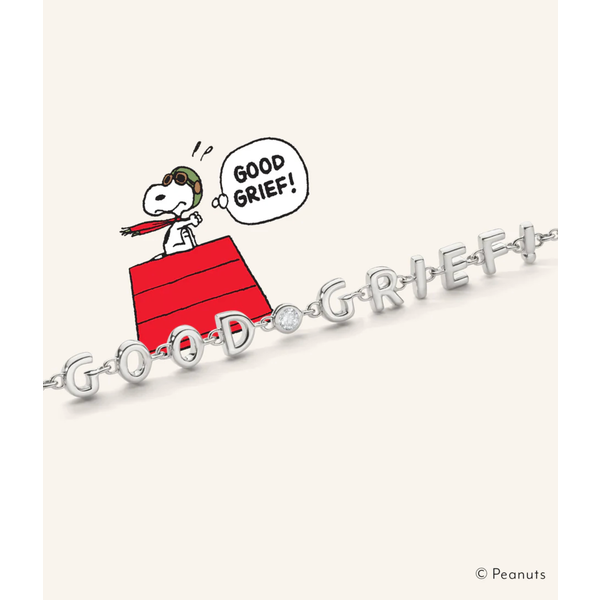 MONICA RICH KOSANN Sterling Silver "GOOD GRIEF" Bracelet