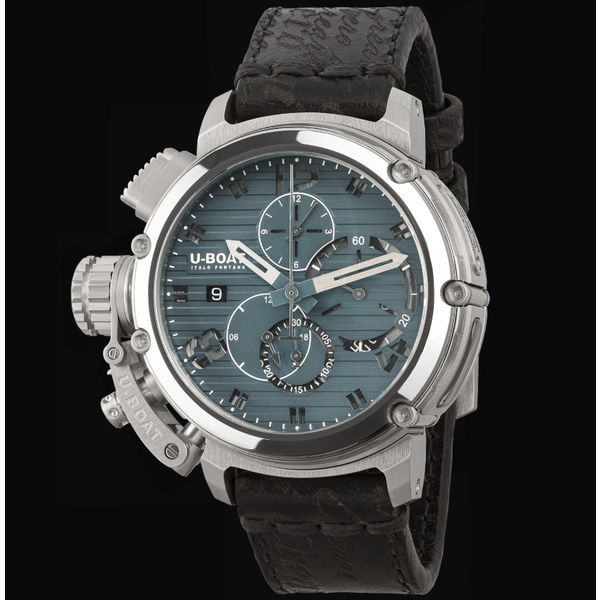 U-BOAT CHIMERA 46MM CHRONO SS BLU