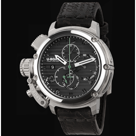 U-BOAT CHIMERA 46MM CHRONO SS NERO