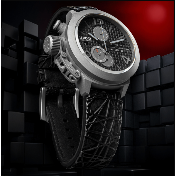 U-BOAT CLASSICO 45 TITANIUM TUNGSTEN BLACK