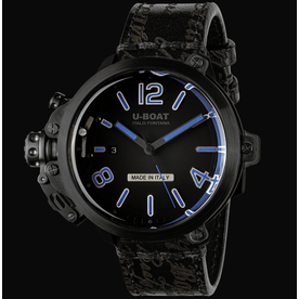 U-BOAT CAPSULE 50MM PVD BK BL