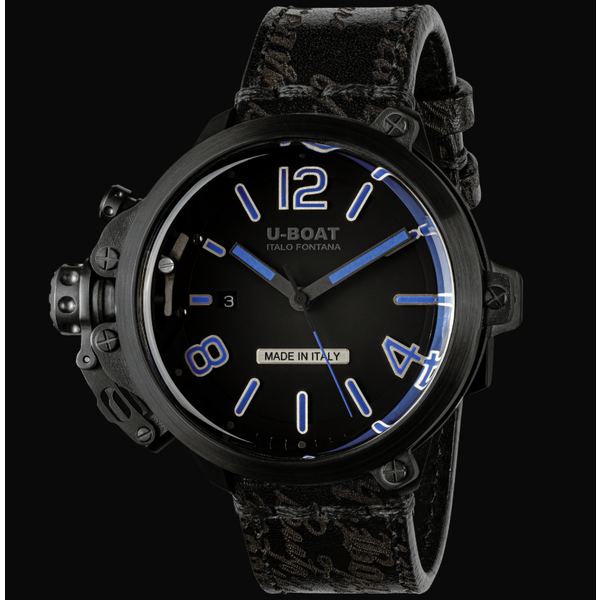 U-BOAT CAPSULE 50MM PVD BK BL