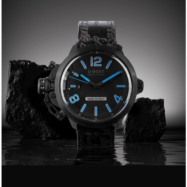 U-BOAT CAPSULE 50MM PVD BK BL