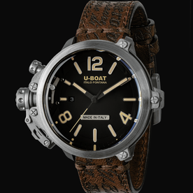 U-BOAT CAPSULE 50MM SS BK BE