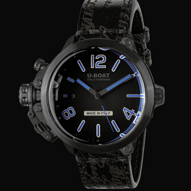 U-BOAT CAPSULE 45MM PVD BK BL