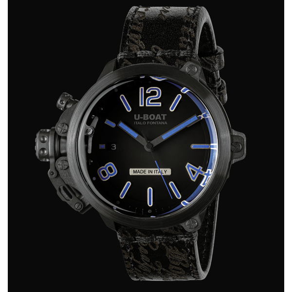 U-BOAT CAPSULE 45MM PVD BK BL