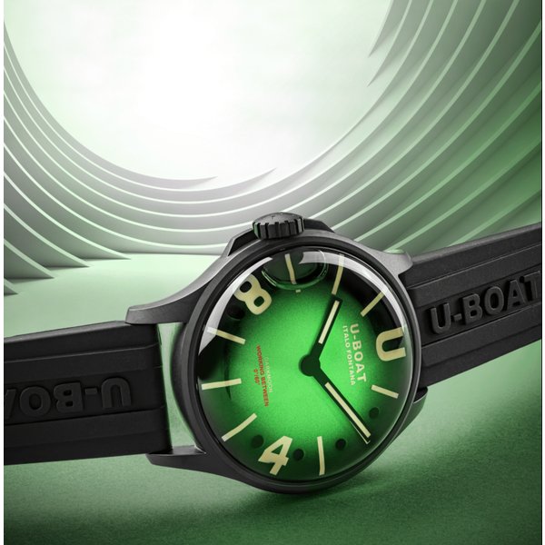 U-BOAT DARKMOON GREEN PVD SOLEIL 40mm