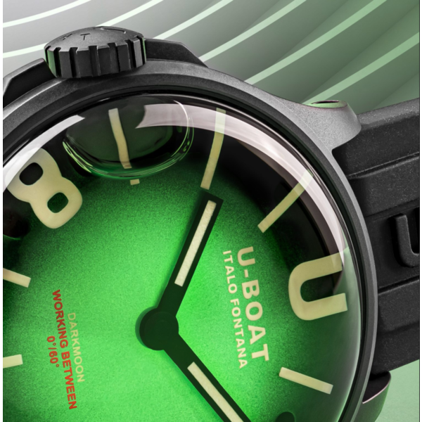 U-BOAT DARKMOON GREEN PVD SOLEIL 40mm