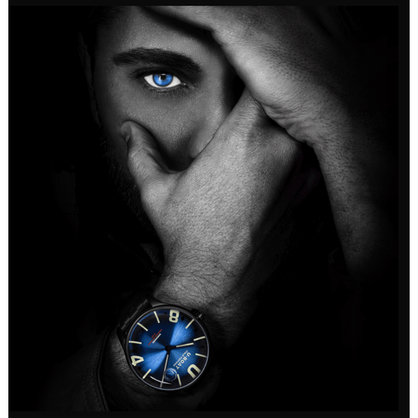 U-BOAT DARKMOON BLUE PVD SOLEIL 44mm