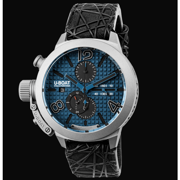 U-BOAT CLASSICO 45 TITANIUM TUNGSTEN BLUE
