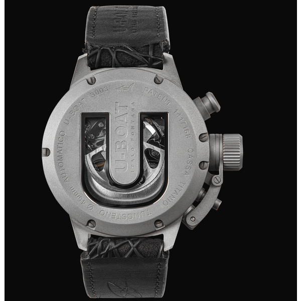 U-BOAT CLASSICO 45 TITANIUM TUNGSTEN BLUE
