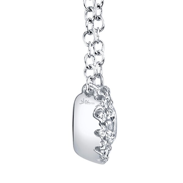 SHY CREATION INC 14kt White Gold .14 Diamond Necklace
