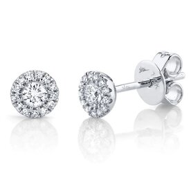 SHY CREATION INC 14kt White Gold .24 Diamond Studs