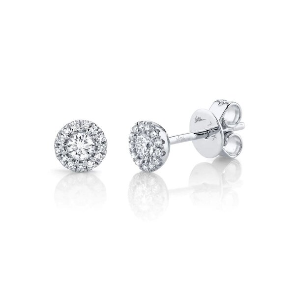 SHY CREATION INC 14kt White Gold .24 Diamond Studs