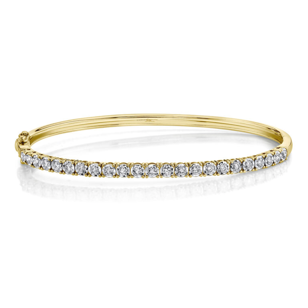 SHY CREATION INC 14kt Yellow Gold .69 Diamond Bangle