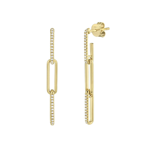 SHY CREATION INC SC55009644 - 14ky .17 Dia Paperclip Earrings