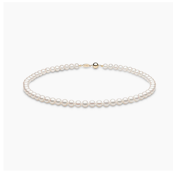 YOKO Classic 18K Gold Freshwater Pearl Necklace
