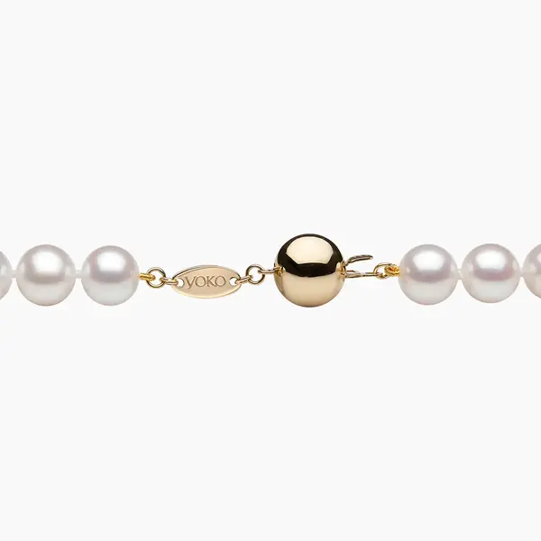 YOKO Classic 18K Gold Freshwater Pearl Necklace