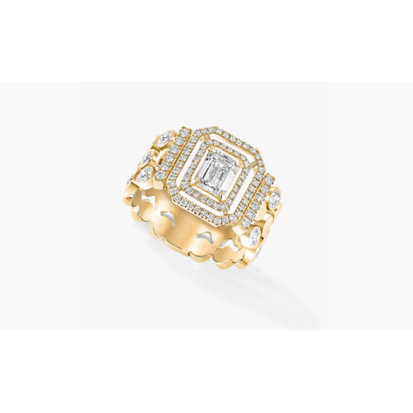 MESSIKA D-Vibes Multi-Row Ring 18kt Yellow Gold Diamond Ring