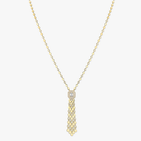 MESSIKA D-Vibes Tassel Yellow Gold Diamond Necklace