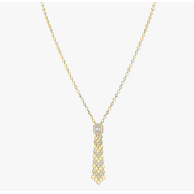 MESSIKA D-Vibes Tassel Yellow Gold Diamond Necklace
