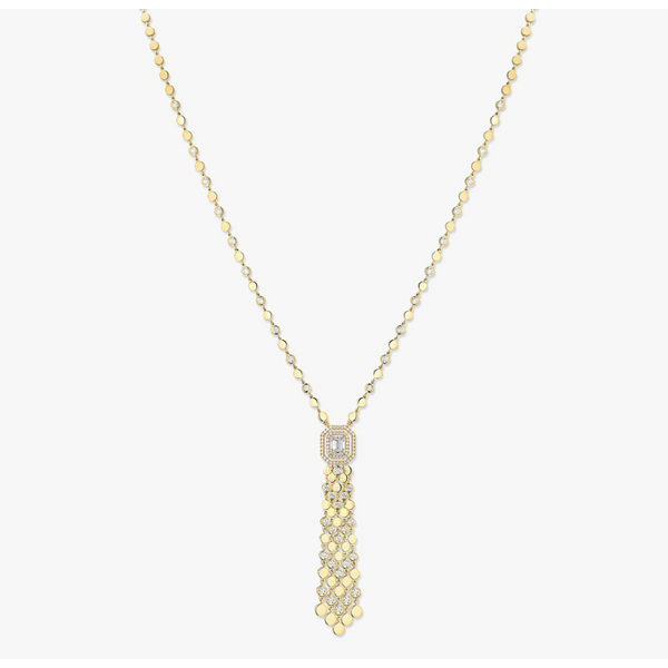 MESSIKA D-Vibes Tassel Yellow Gold Diamond Necklace