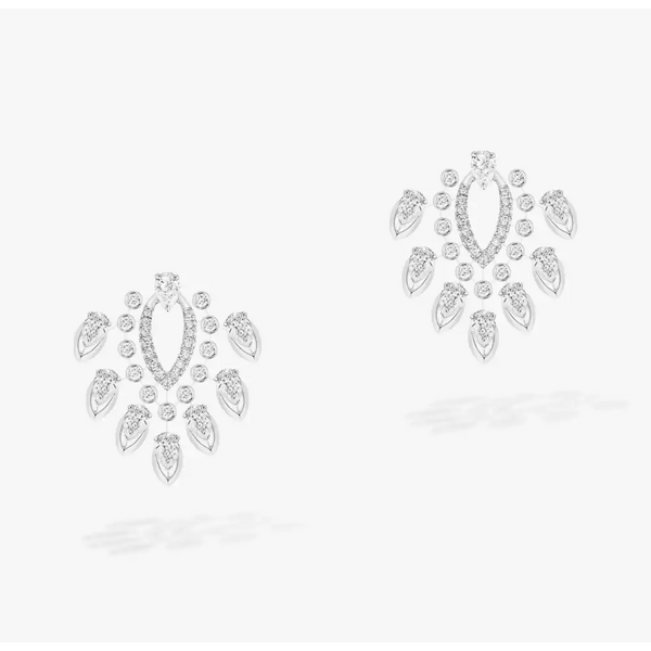 MESSIKA Desert Bloom 18kt White Gold Diamond Earrings