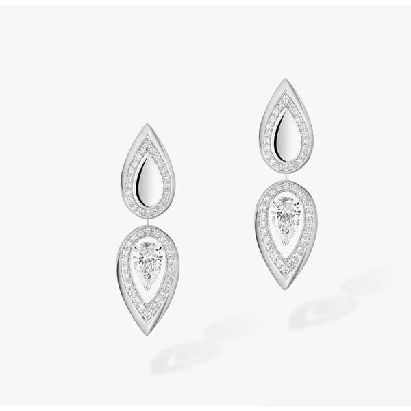 MESSIKA Fiery 0.25ct 18kt White Gold Diamond Earrings