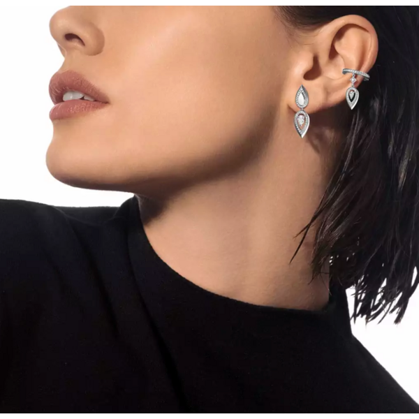 MESSIKA Fiery 0.25ct 18kt White Gold Diamond Earrings