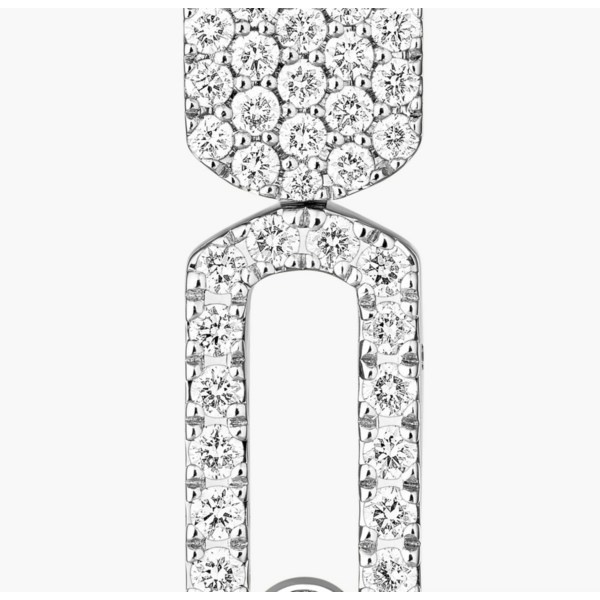 MESSIKA Imperial Move SM 18kt White Gold Diamond Earrings