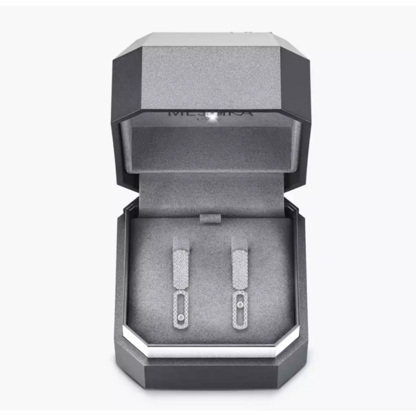 MESSIKA Imperial Move SM 18kt White Gold Diamond Earrings