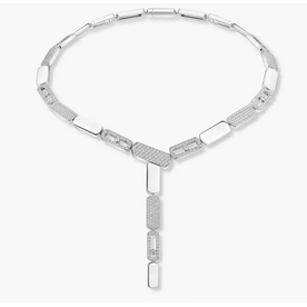 MESSIKA Imperial Move SM Tie Necklace 18kt White Gold Diamond Necklace