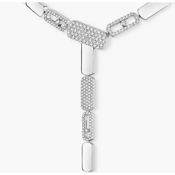 MESSIKA Imperial Move SM Tie Necklace 18kt White Gold Diamond Necklace