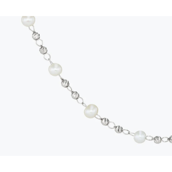 PLATINUM BORN Platinum Debut Pearl Necklace