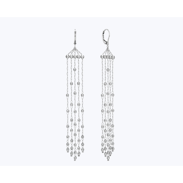 PLATINUM BORN PTE8037-LB - Plat Halo Earrings