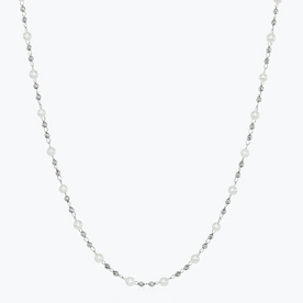 PLATINUM BORN Platinum Debut Pearl Necklace