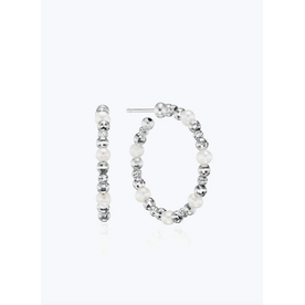 PLATINUM BORN Platinum Debut Hoops Small