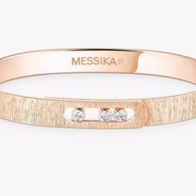 MESSIKA 18kt Rose Gold Move Noa Ciselé Bangle
