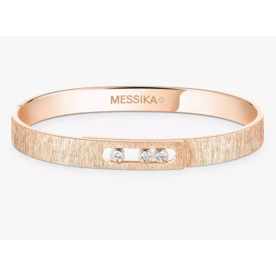 MESSIKA 18kt Rose Gold Move Noa Ciselé Bangle