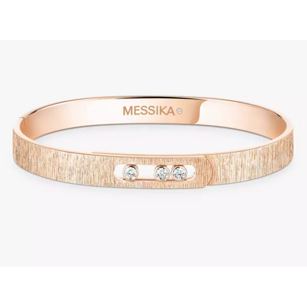 MESSIKA 18kt Rose Gold Move Noa Ciselé Bangle