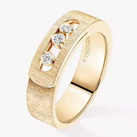 MESSIKA 18kt Yellow Gold Move Noa Ciselé Ring